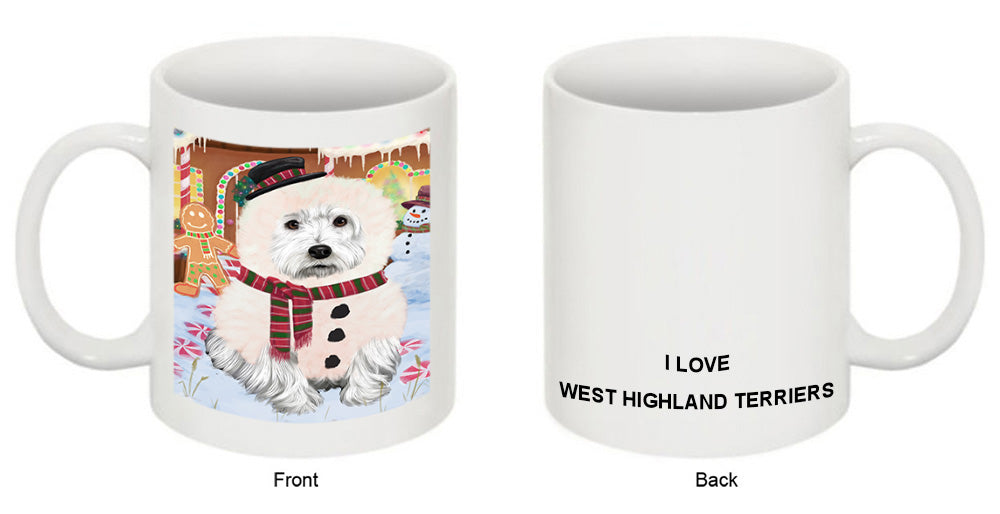 Christmas Gingerbread House Candyfest West Highland Terrier Dog Coffee Mug MUG51993