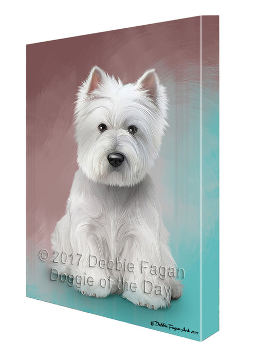 West Highland White Terrier Dog Canvas Wall Art CVS51591