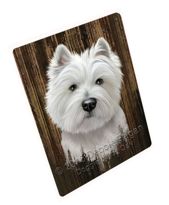 Rustic West Highland White Terrier Dog Blanket BLNKT71535