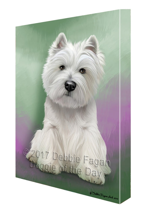 West Highland White Terrier Dog Canvas Wall Art CVS51600