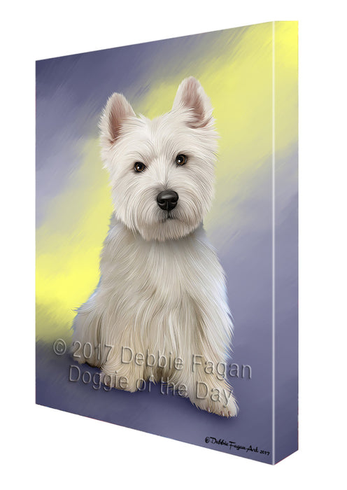 West Highland White Terrier Dog Canvas Wall Art CVS51609