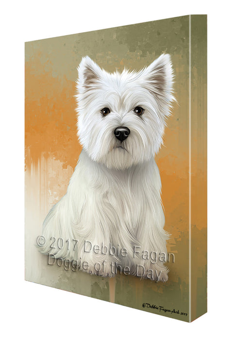 West Highland White Terrier Dog Canvas Wall Art CVS51618