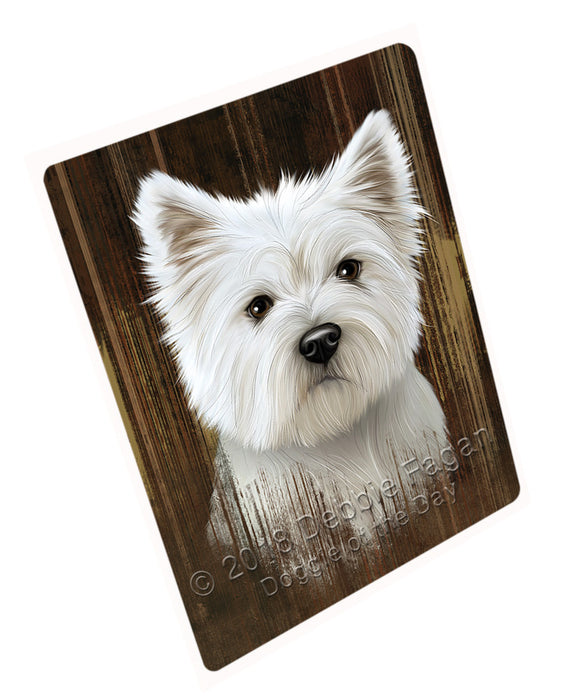 Rustic West Highland White Terrier Dog Blanket BLNKT71553