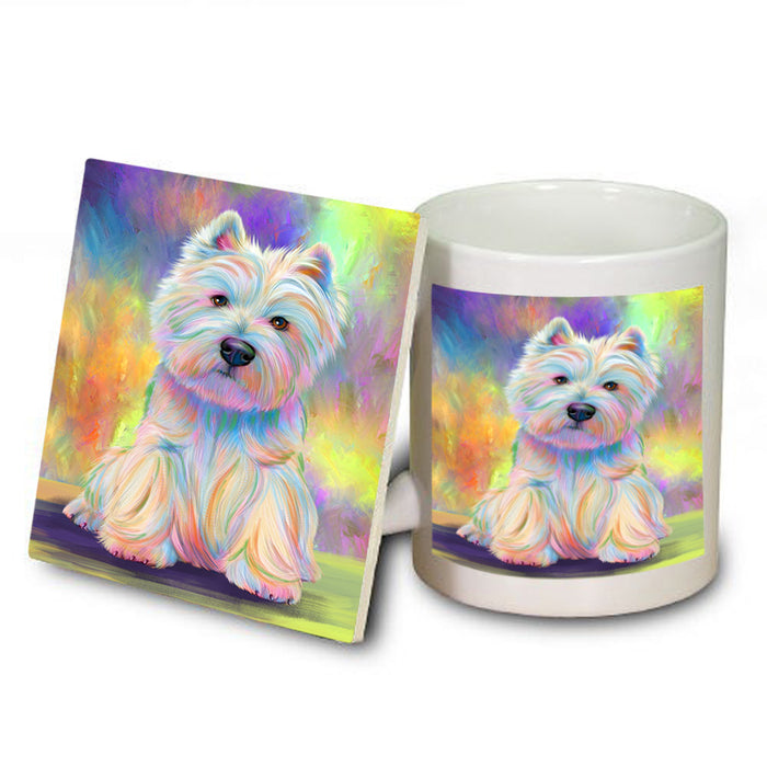 Paradise Wave West Highland White Terrier Dog Mug and Coaster Set MUC56078