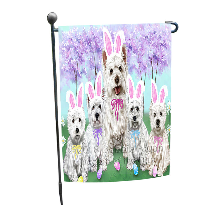 West Highland Terriers Dog Easter Holiday Garden Flag GFLG57063
