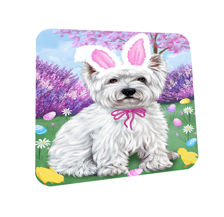 West Highland Terrier Dog Easter Holiday Coasters Set of 4 CST49255