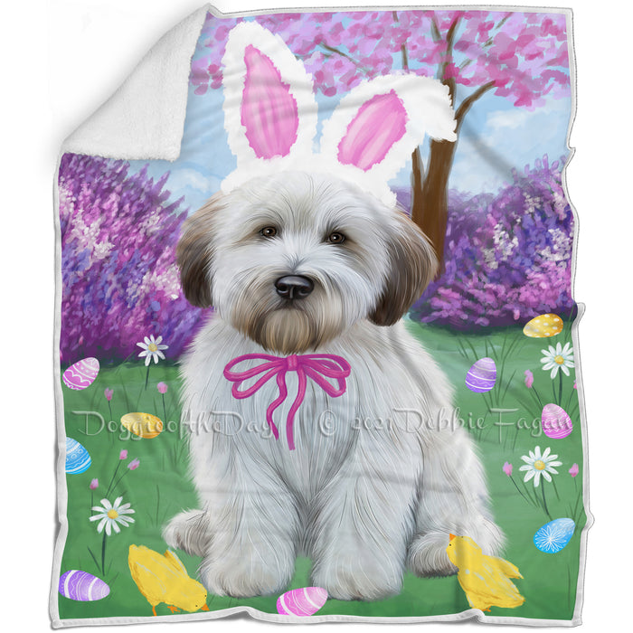 Easter Holiday Wheaten Terrier Dog Blanket BLNKT143257