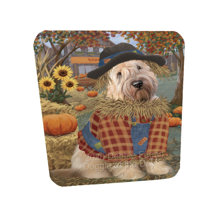 Halloween 'Round Town Wheaten Terrier Dogs Coasters Set of 4 CSTA58032