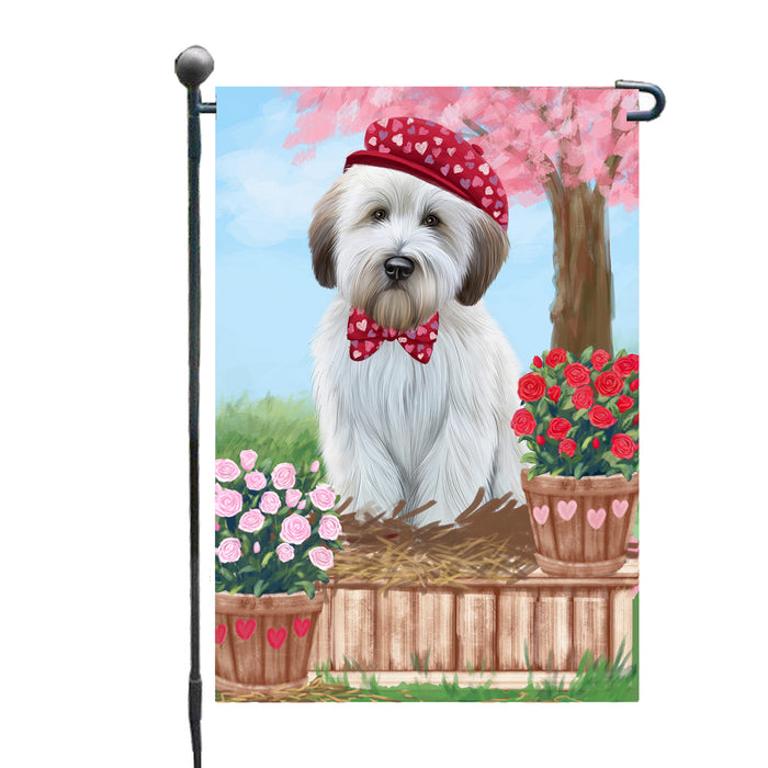 Personalized Rosie 25 Cent Kisses Wheaten Terrier Dog Custom Garden Flag GFLG64823