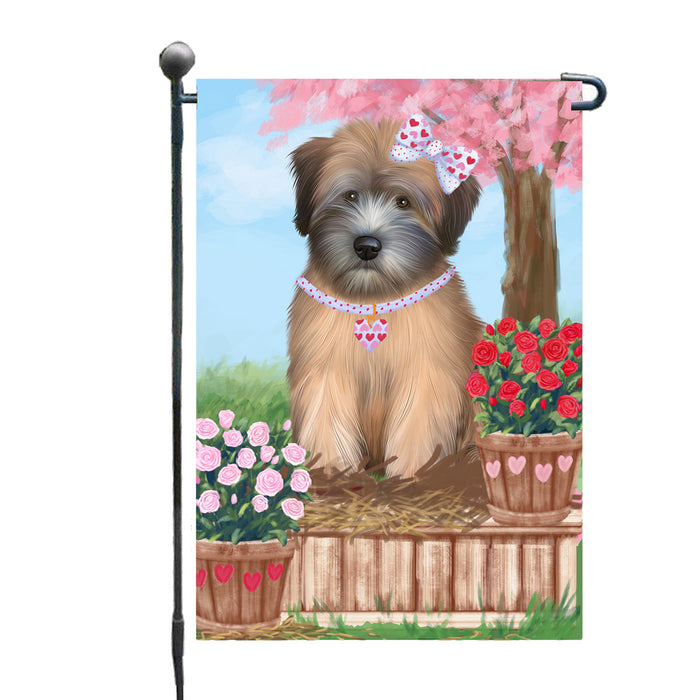 Personalized Rosie 25 Cent Kisses Wheaten Terrier Dog Custom Garden Flag GFLG64824