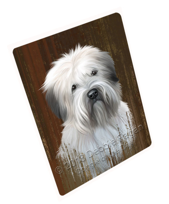 Rustic Wheaten Terrier Dog Blanket BLNKT71562