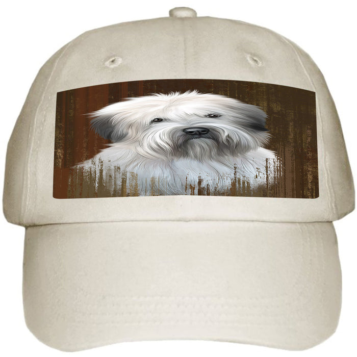 Rustic Wheaten Terrier Dog Ball Hat Cap HAT55560