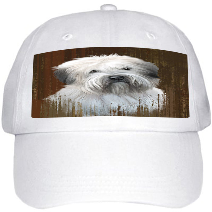 Rustic Wheaten Terrier Dog Ball Hat Cap HAT55560