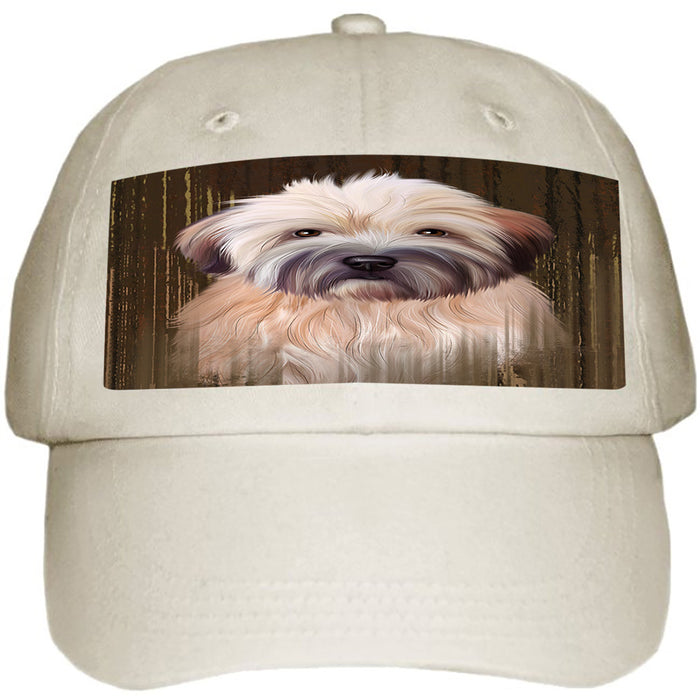 Rustic Wheaten Terrier Dog Ball Hat Cap HAT55563