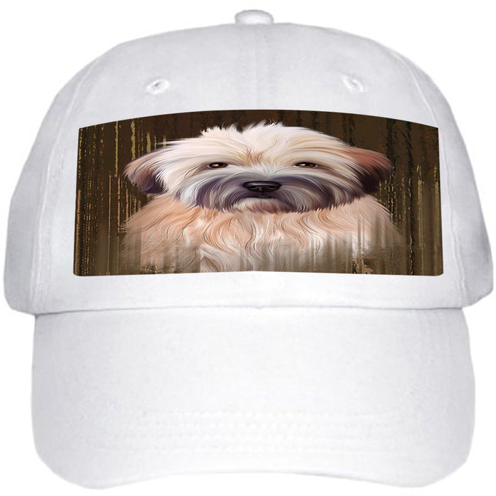 Rustic Wheaten Terrier Dog Ball Hat Cap HAT55563