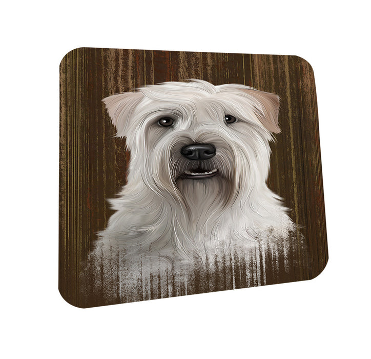 Rustic Wheaten Terrier Dog Coasters Set of 4 CST50558