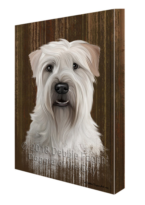Rustic Wheaten Terrier Dog Canvas Print Wall Art Décor CVS71720