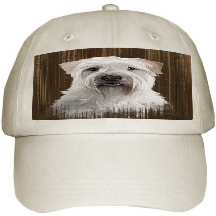 Rustic Wheaten Terrier Dog Ball Hat Cap HAT55566