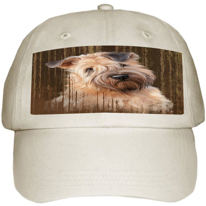 Rustic Wheaten Terrier Dog Ball Hat Cap HAT55569