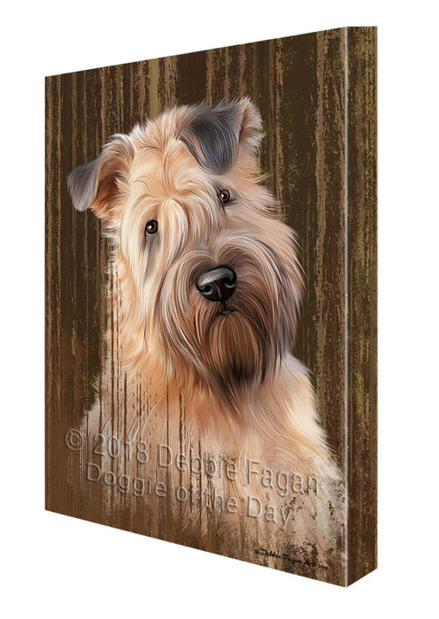 Rustic Wheaten Terrier Dog Canvas Print Wall Art Décor CVS71729