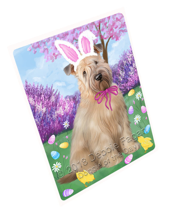 Easter Holiday Wheaten Terrier Dog Large Refrigerator / Dishwasher Magnet RMAG104034