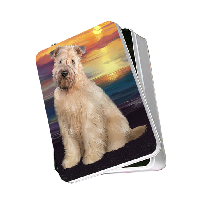 Wheaten Terrier Dog Photo Storage Tin PITN51793