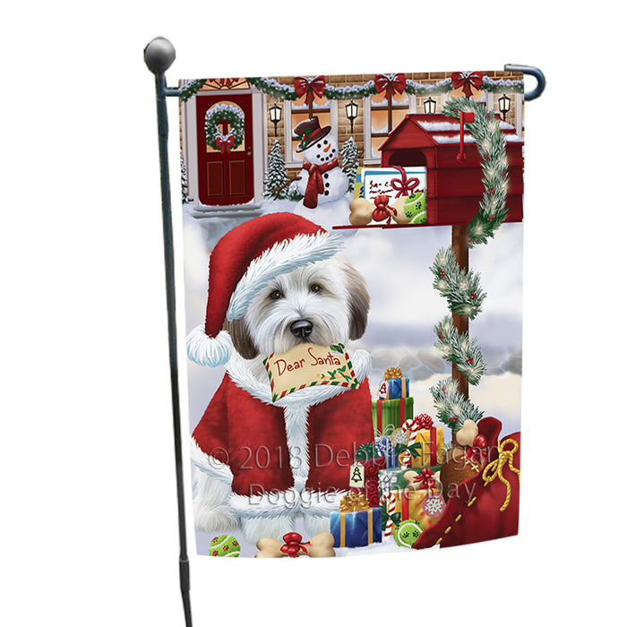 Wheaten Terrier Dog Dear Santa Letter Christmas Holiday Mailbox Garden Flag GFLG53620