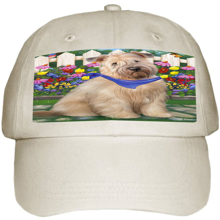 Spring Floral Wheaten Terrier Dog Ball Hat Cap HAT60579