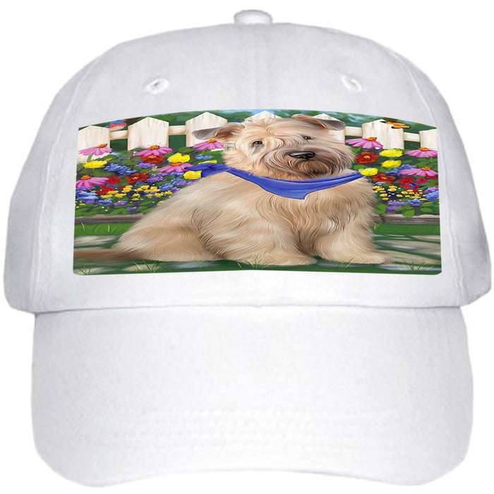Spring Floral Wheaten Terrier Dog Ball Hat Cap HAT60579
