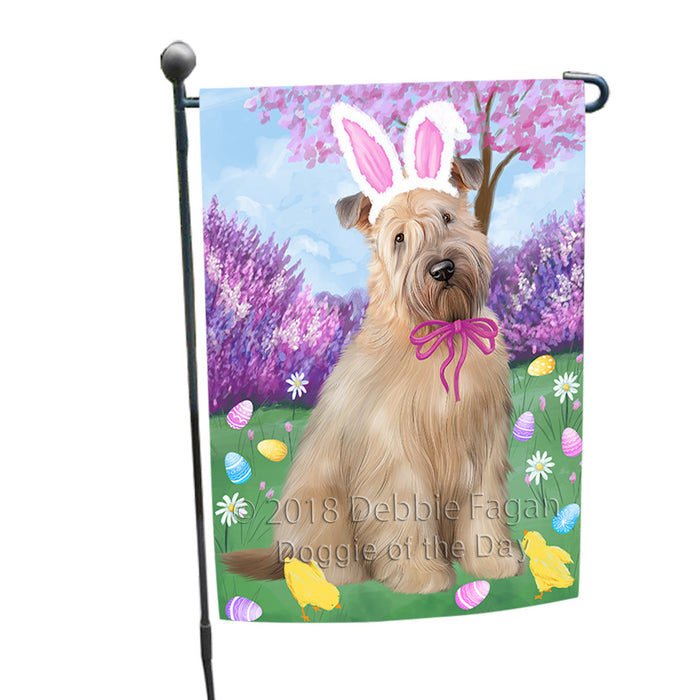 Easter Holiday Wheaten Terrier Dog Garden Flag GFLG57589