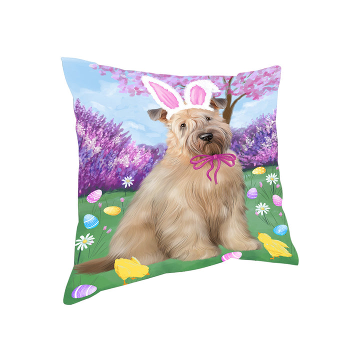 Easter Holiday Wheaten Terrier Dog Pillow PIL82136
