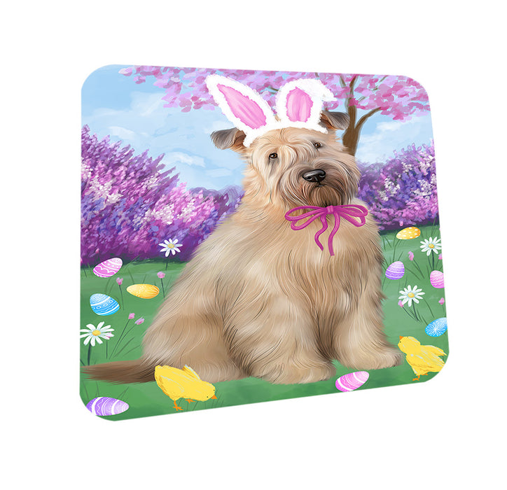 Easter Holiday Wheaten Terrier Dog Coasters Set of 4 CST56909