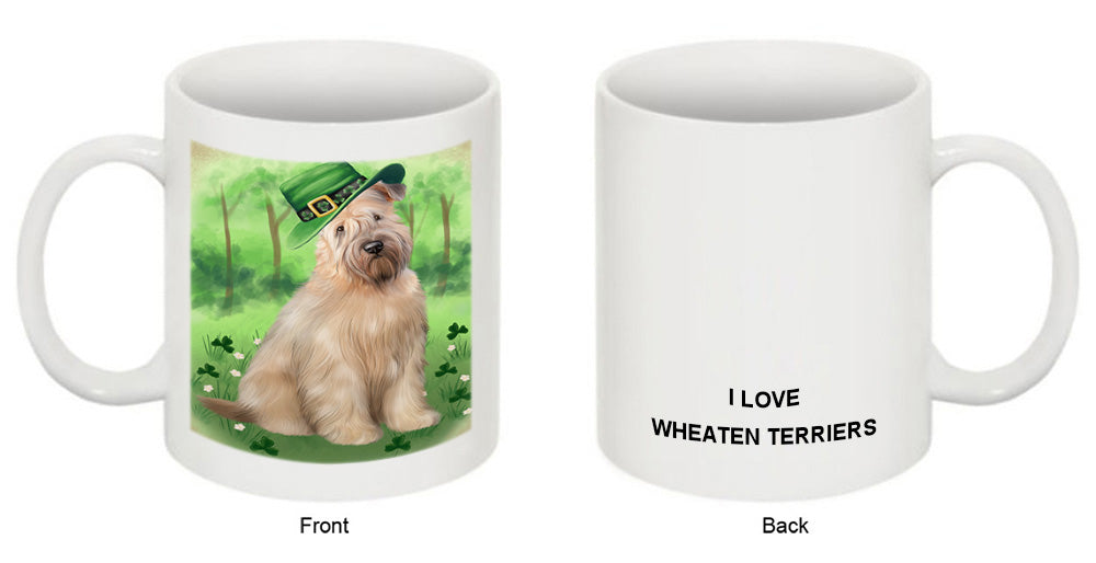 St. Patricks Day Irish Portrait Wheaten Terrier Dog Coffee Mug MUG52453