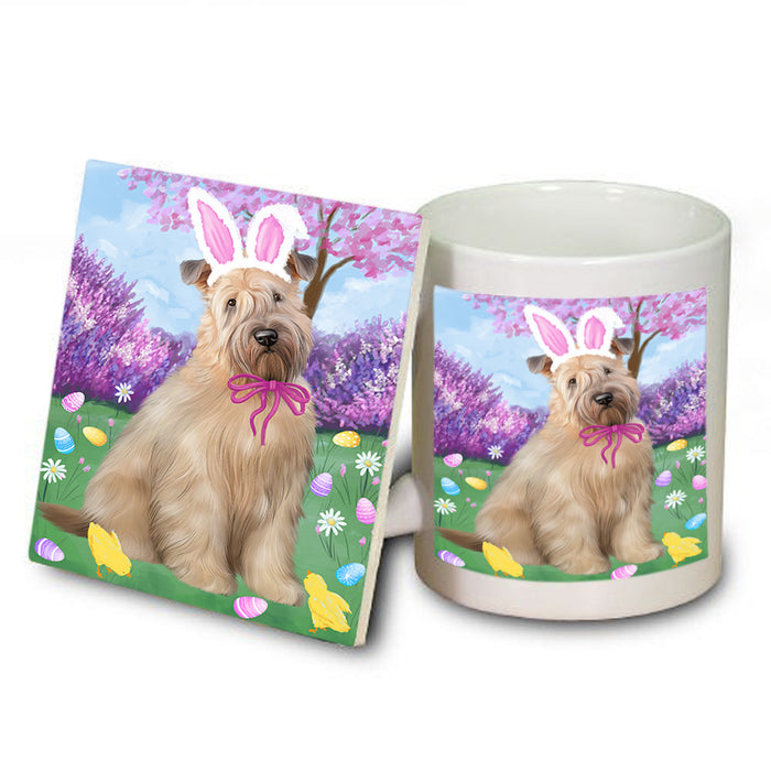 Easter Holiday Wheaten Terrier Dog Mug and Coaster Set MUC56943