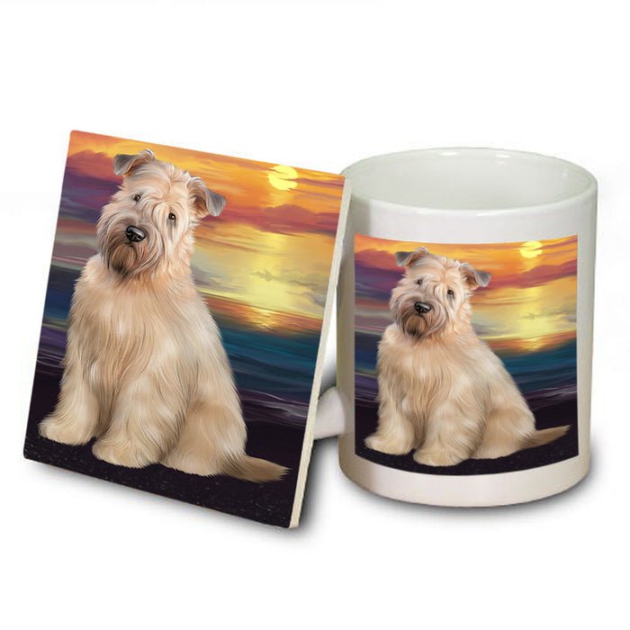 Wheaten Terrier Dog Mug and Coaster Set MUC51785
