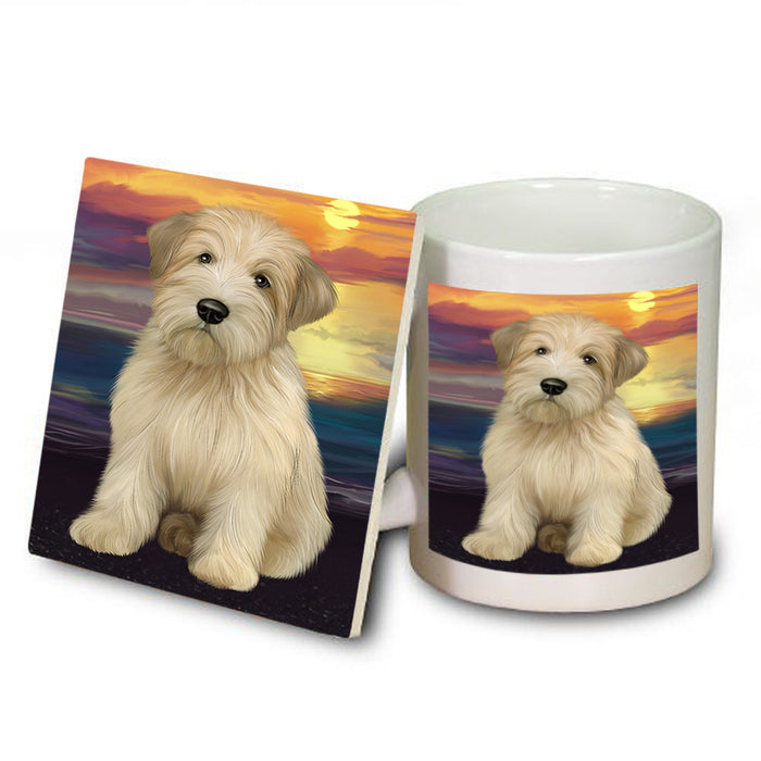 Wheaten Terrier Dog Mug and Coaster Set MUC51786