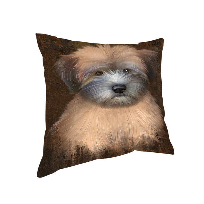 Rustic Wheaten Terrier Dog Pillow PIL74628