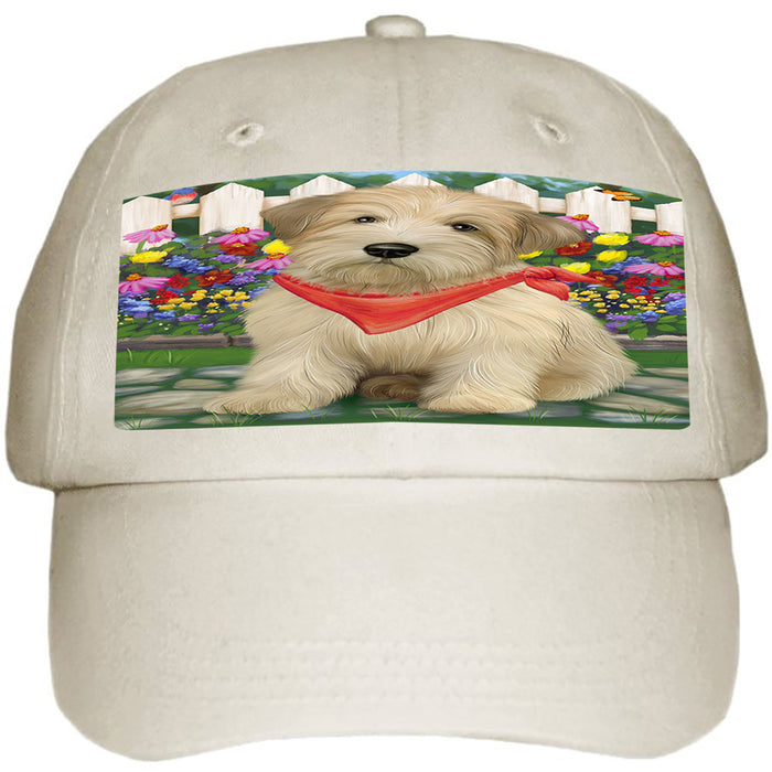 Spring Floral Wheaten Terrier Dog Ball Hat Cap HAT60582