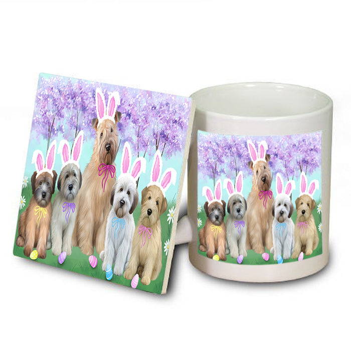 Easter Holiday Wheaten Terriers Dog Mug and Coaster Set MUC56944