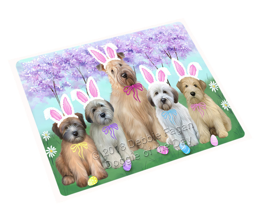 Easter Holiday Wheaten Terriers Dog Large Refrigerator / Dishwasher Magnet RMAG104040