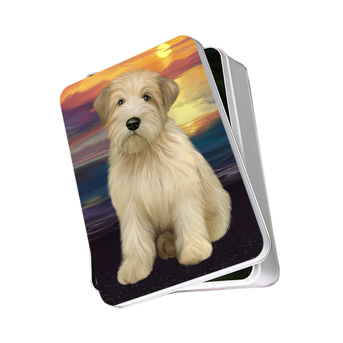 Wheaten Terrier Dog Photo Storage Tin PITN51794