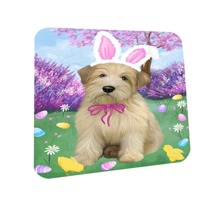 Easter Holiday Wheaten Terrier Dog Coasters Set of 4 CST56911