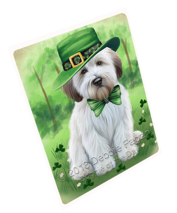 St. Patricks Day Irish Portrait Wheaten Terrier Dog Cutting Board C77436