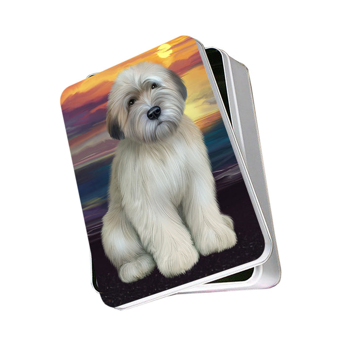 Wheaten Terrier Dog Photo Storage Tin PITN51795