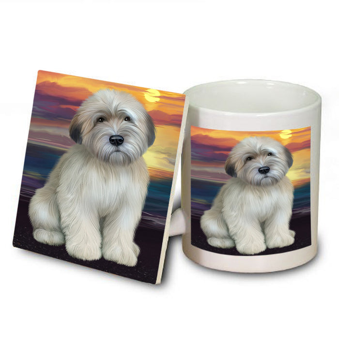 Wheaten Terrier Dog Mug and Coaster Set MUC51787