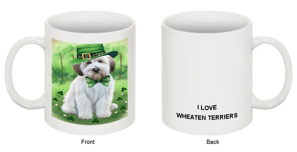 St. Patricks Day Irish Portrait Wheaten Terrier Dog Coffee Mug MUG52455