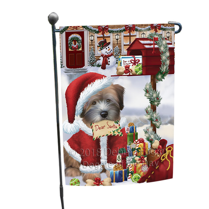 Wheaten Terrier Dog Dear Santa Letter Christmas Holiday Mailbox Garden Flag GFLG53622
