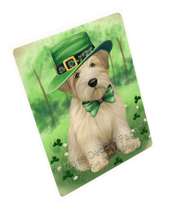 St. Patricks Day Irish Portrait Wheaten Terrier Dog Mini Magnet MAG76640