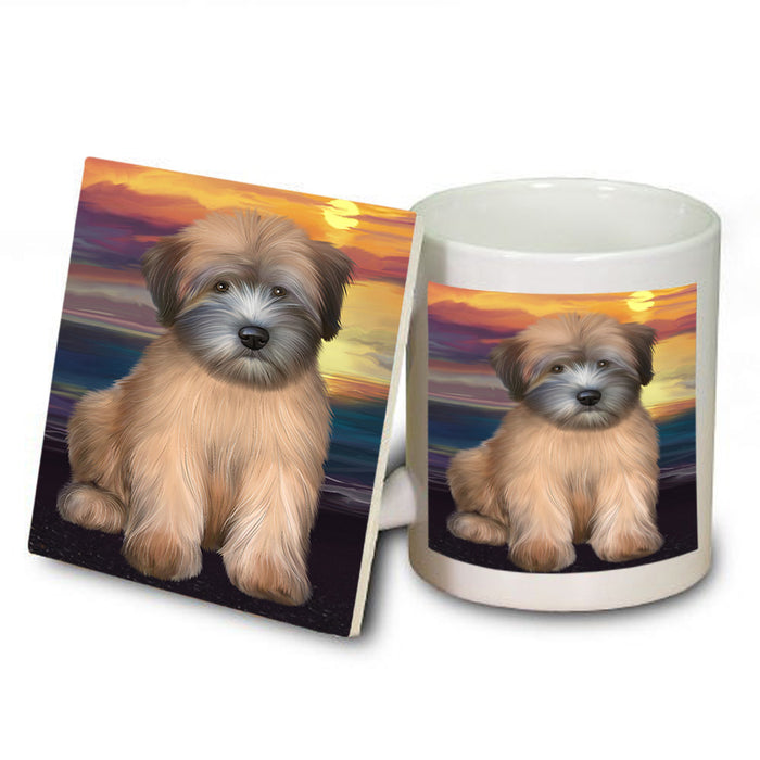 Wheaten Terrier Dog Mug and Coaster Set MUC51788