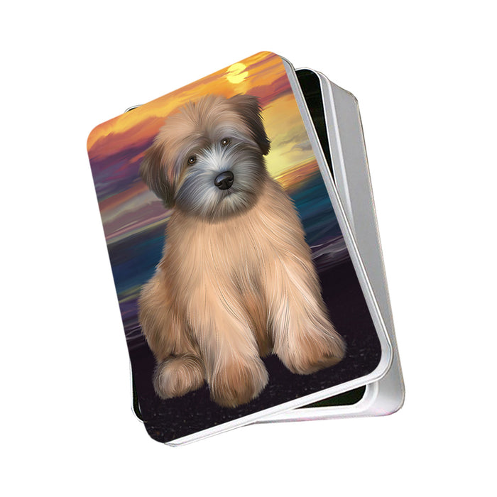 Wheaten Terrier Dog Photo Storage Tin PITN51796